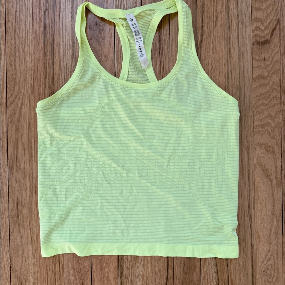 Lululemon Swiftly Tech Racerback Tank Top, Waist Length, 8.